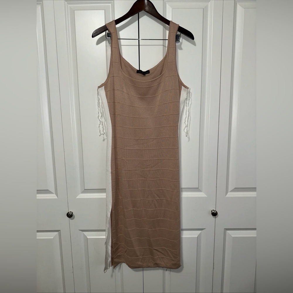 Almost Famous Lightweight Strap Side Slit Midi Dress 3XL NWOT